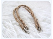 Taschenhenkel - Taschengriff aus Sisal geflochten